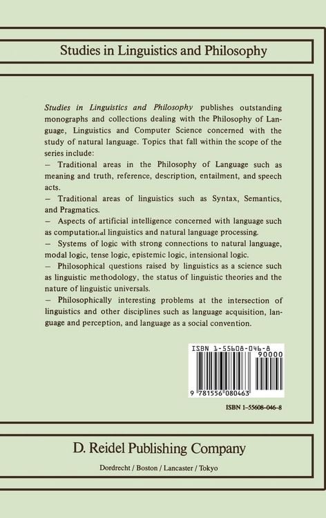 Produktbild: The Formal Complexity of Natural Language