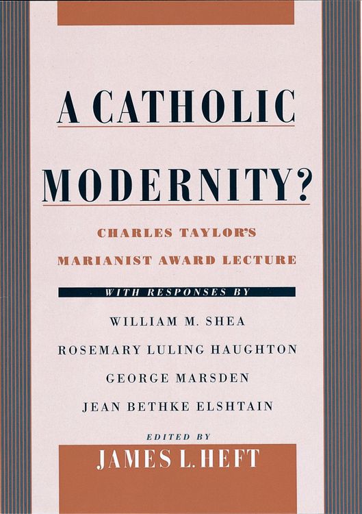 Produktbild: A Catholic Modernity?