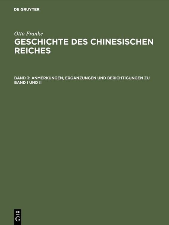 Produktbild: Anmerkungen, Erg&auml;nzungen und Berichtigungen zu Band I und II