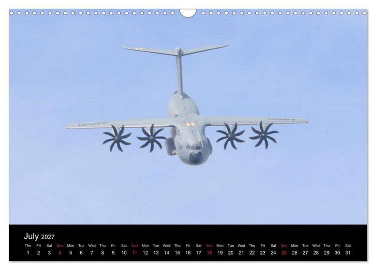 Produktbild: Airbus A400M Atlas (Wall Calendar 2027 DIN A3 landscape), CALVENDO 12 Month Wall Calendar