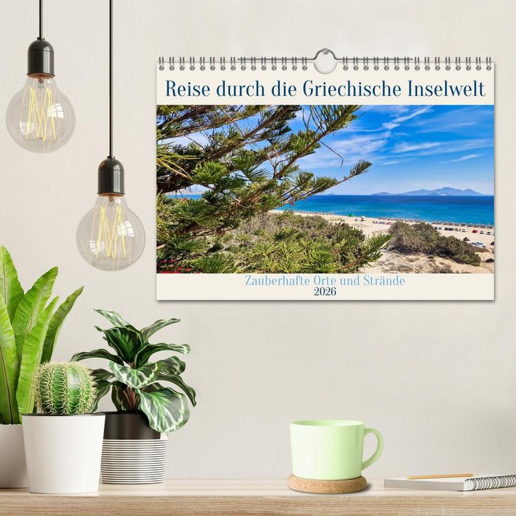 Produktbild: Reise durch die Griechische Inselwelt (Wandkalender 2026 DIN A4 quer), CALVENDO Monatskalender