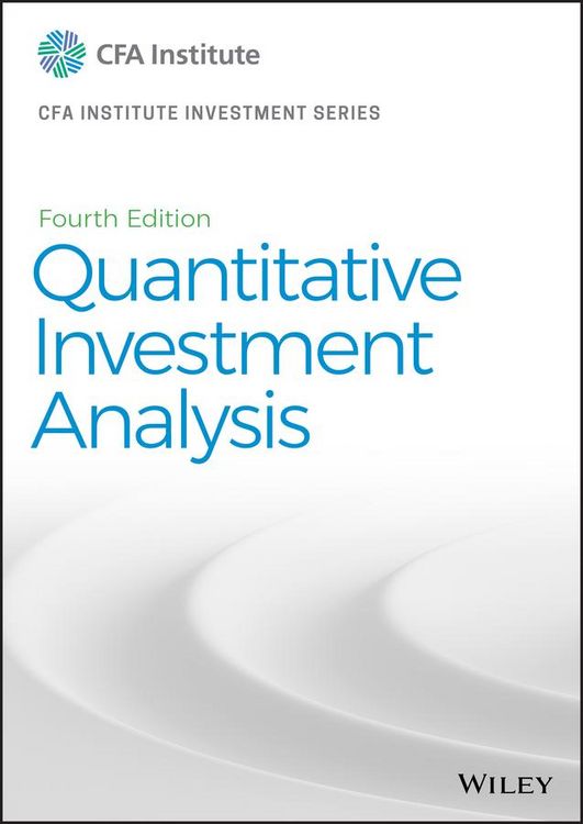 Produktbild: Quantitative Investment Analysis