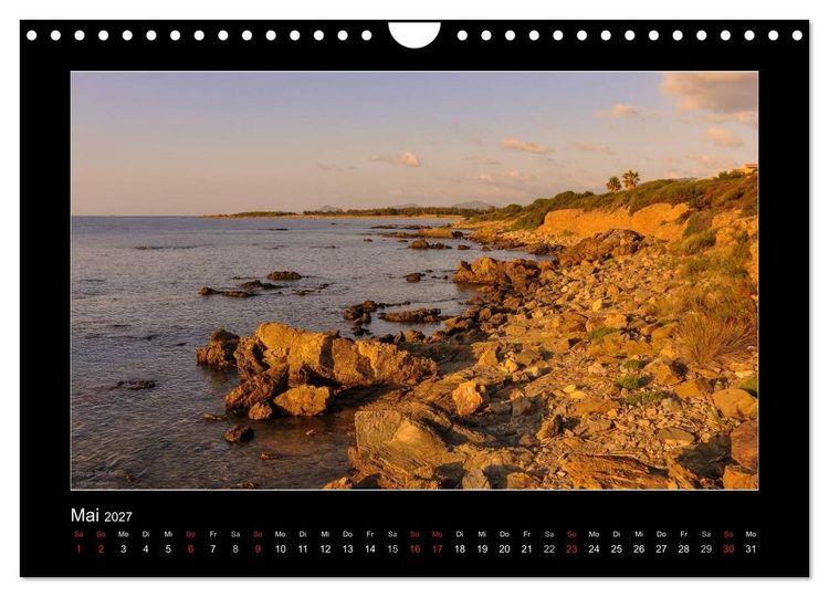 Produktbild: Die Trauminsel Sardinien (Wandkalender 2027 DIN A4 quer), CALVENDO Monatskalender