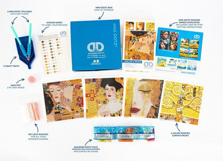 Produktbild: DIAMOND DOTZ - Diamond Painting Mini Klimt