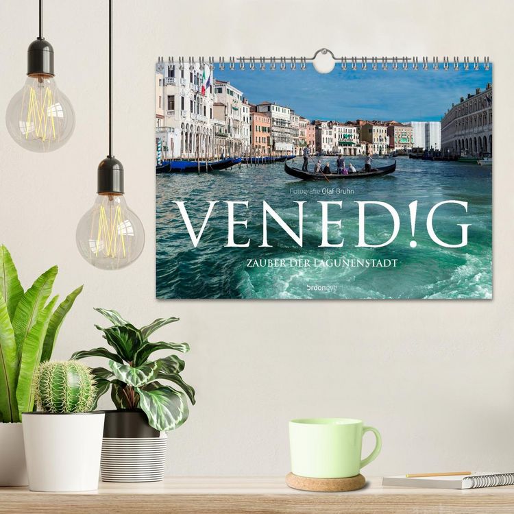 Produktbild: Venedig &ndash; Zauber der Lagunenstadt (Wandkalender 2026 DIN A4 quer), CALVENDO Monatskalender