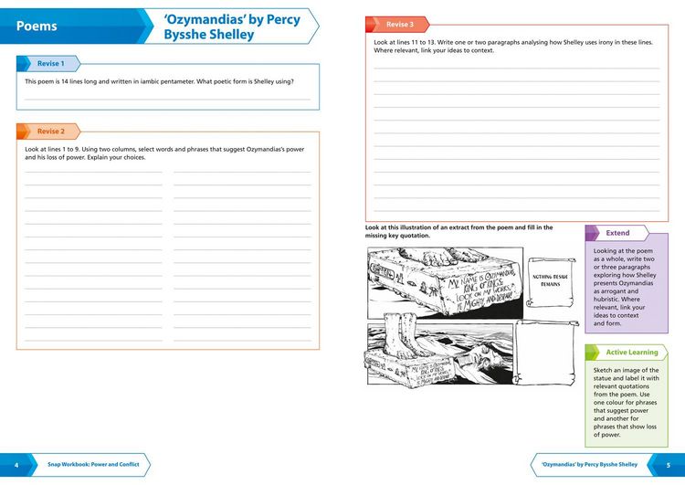 Produktbild: AQA Poetry Anthology Power and Conflict Workbook