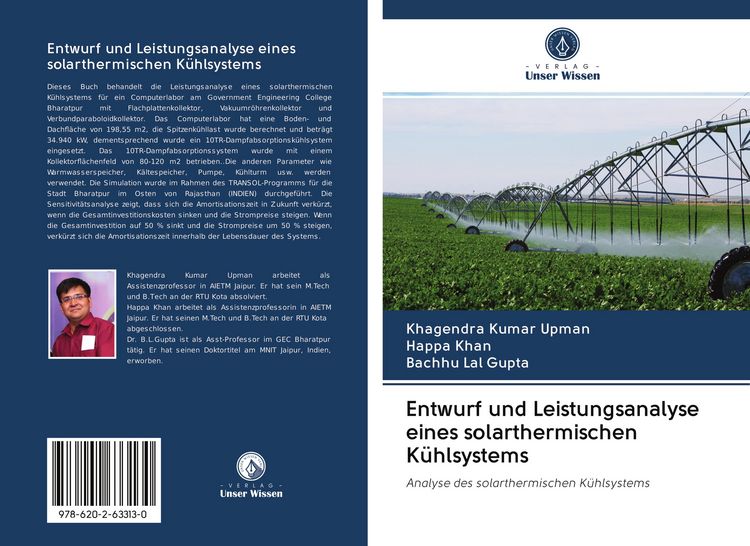 Produktbild: Entwurf und Leistungsanalyse eines solarthermischen K&uuml;hlsystems