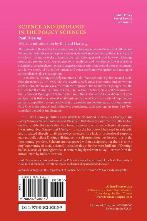 Produktbild: Science and Ideology in the Policy Sciences