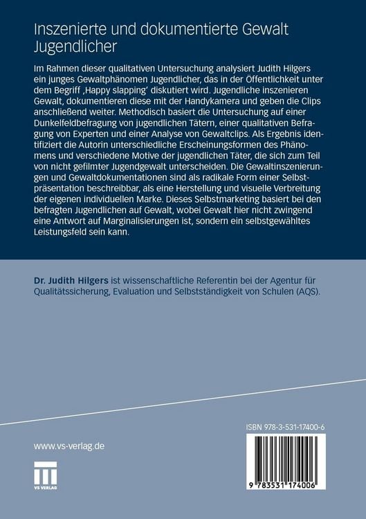 Produktbild: Inszenierte und dokumentierte Gewalt Jugendlicher