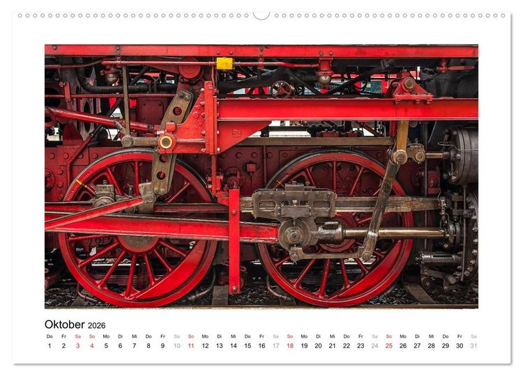 Produktbild: Unter Dampf - Dampflokromantik (Wandkalender 2026 DIN A2 quer), CALVENDO Monatskalender