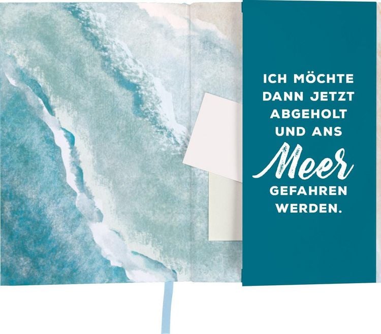 Produktbild: myNOTES Notizbuch A5: Warum wohnt das Meer nur so weit weg von mir?