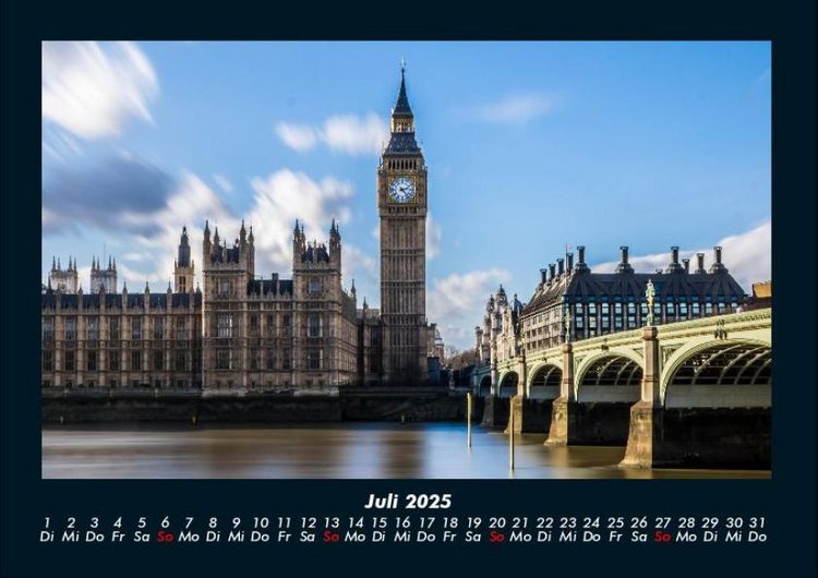 Produktbild: London 2025 Fotokalender DIN A4
