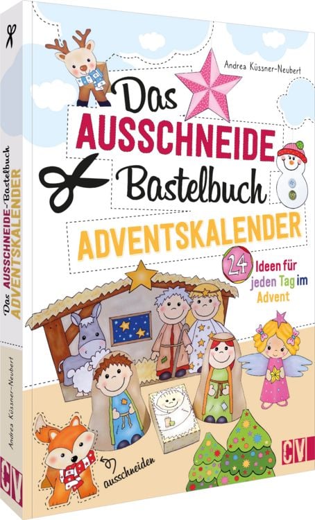 Produktbild: Das Ausschneide-Bastelbuch Adventskalender