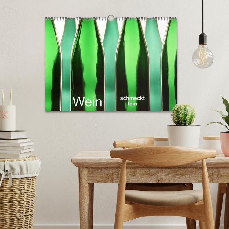 Produktbild: Wein schmeckt fein (Wandkalender 2026 DIN A3 quer), CALVENDO Monatskalender