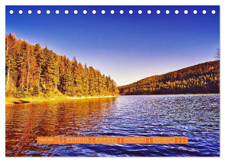 Produktbild: Unique Thuringian Forest (Desk Calendar 2026 DIN A5 landscape), CALVENDO 12 Month DeskCalendar
