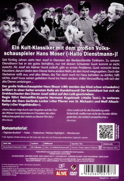 Produktbild: Herrn Josefs letzte Liebe (Neuauflage)