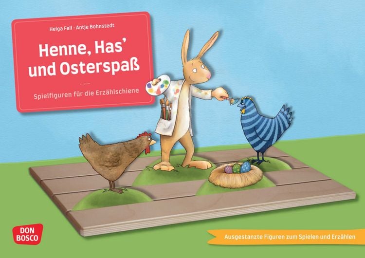Produktbild: Henne, Has' und Osterspaß. Erzählschienen-Figurenset