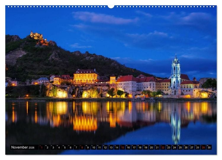 Produktbild: Die Wachau - An der Donau zwischen Melk und Krems (Wandkalender 2026 DIN A2 quer), CALVENDO Monatskalender
