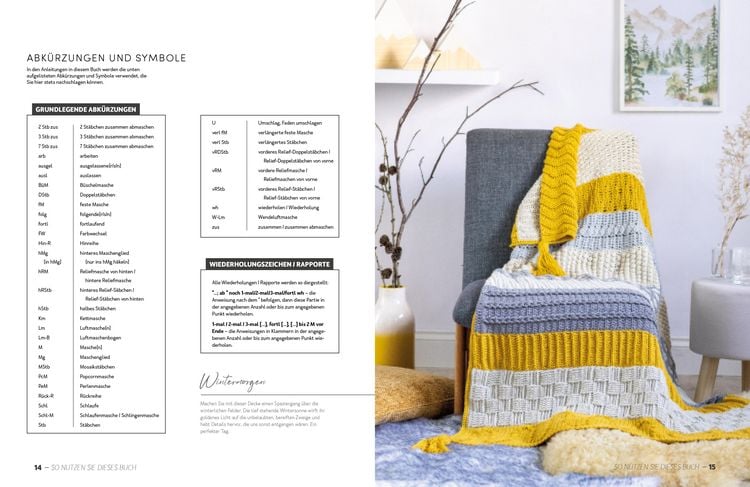 Produktbild: Mix & Match Farbenfrohe Decken h&auml;keln