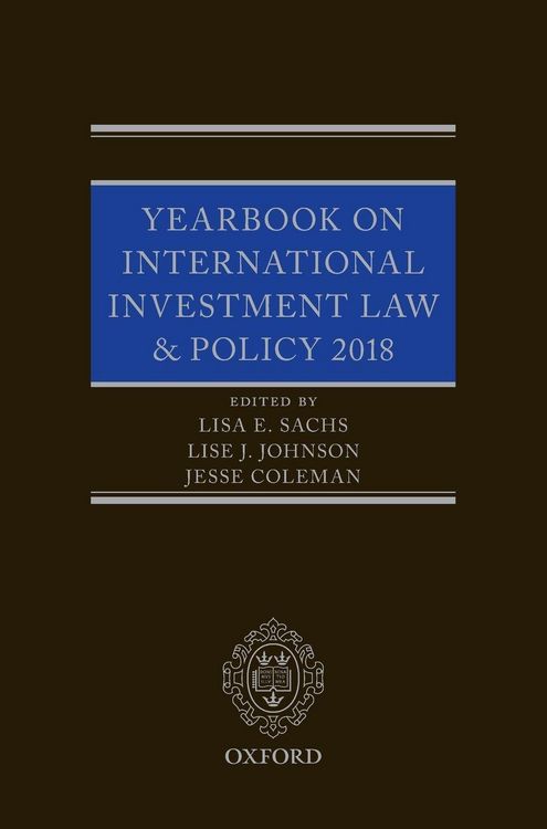 Produktbild: Yearbook on International Investment Law & Policy 2018