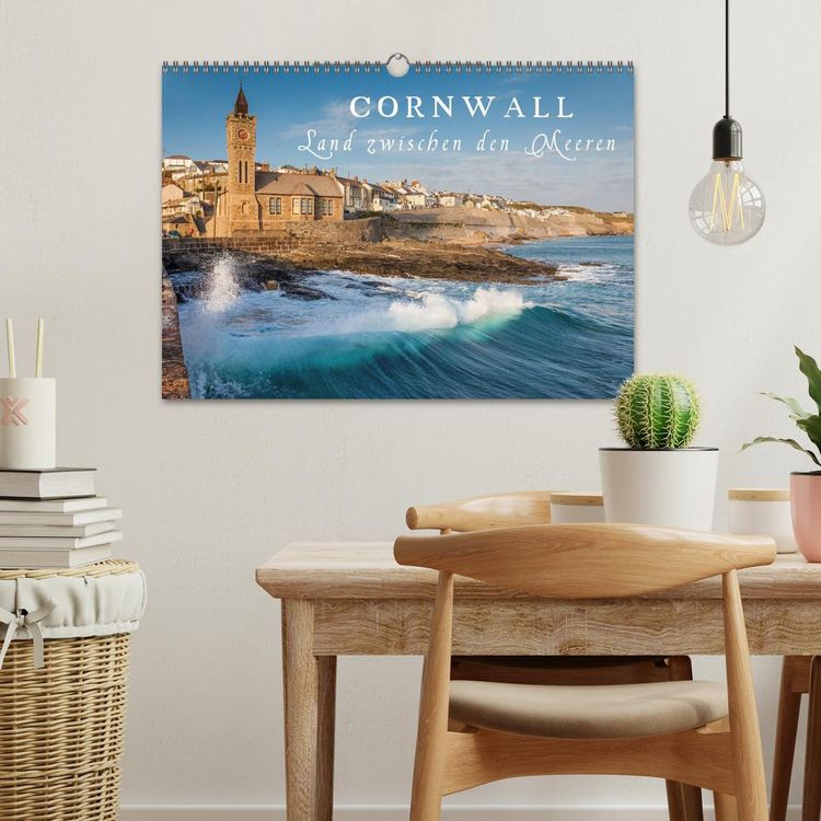 Produktbild: Cornwall - Land zwischen den Meeren (Wandkalender 2026 DIN A3 quer), CALVENDO Monatskalender