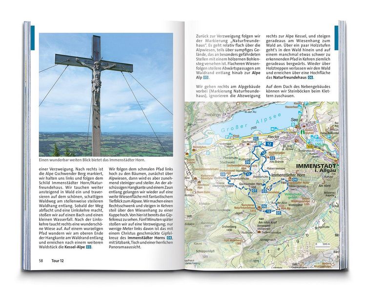 Produktbild: KOMPASS Wanderf&uuml;hrer Allg&auml;uer Alpen, einfache Wanderungen, 35 Touren mit Extra-Tourenkarte
