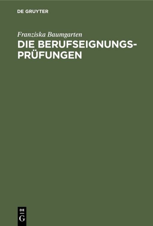Produktbild: Die Berufseignungs-Pr&uuml;fungen