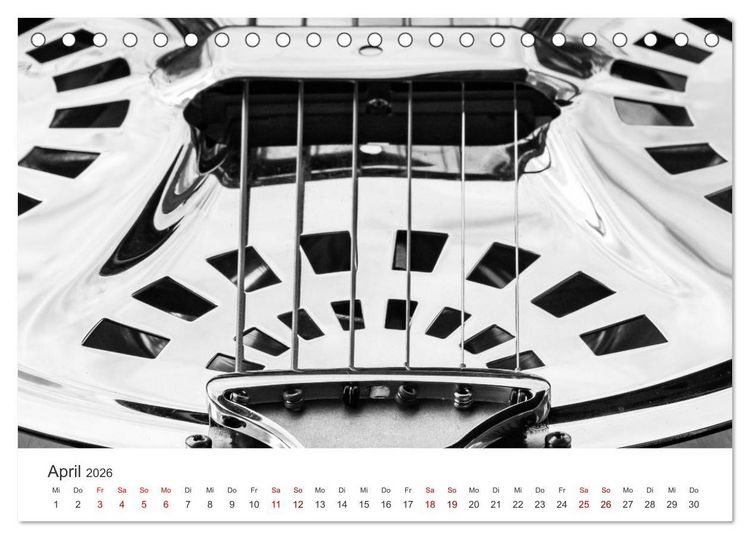 Produktbild: Dobro-Gitarre (Tischkalender 2026 DIN A5 quer), CALVENDO Monatskalender