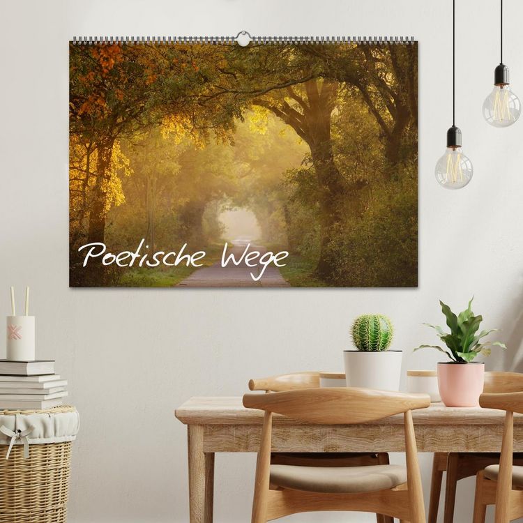Produktbild: Poetische Wege (Wandkalender 2026 DIN A2 quer), CALVENDO Monatskalender