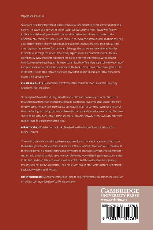 Produktbild: The Origins and Development of Financial Markets and Institutions