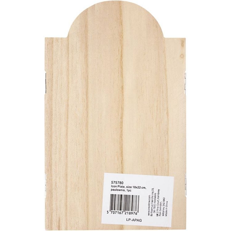 Produktbild: Creativ Company Holz-Triptichon, Gr&ouml;&szlig;e 18x22 cm, 1 Stk