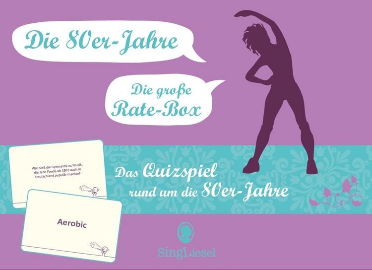 Produktbild: Das gro&szlig;e 80er-Jahre-Quiz. Das Spiel f&uuml;r Senioren rund um die 80er Jahre. Spiele-Box mit 100 Karten