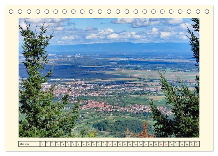 Produktbild: Elsass - Immer eine Reise wert (Tischkalender 2026 DIN A5 quer), CALVENDO Monatskalender