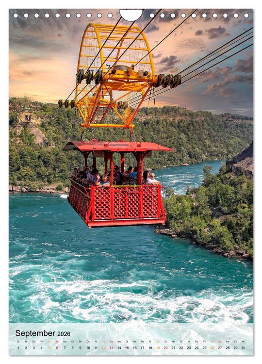 Produktbild: Nervenkitzel Seilbahn (Wandkalender 2026 DIN A4 hoch), CALVENDO Monatskalender