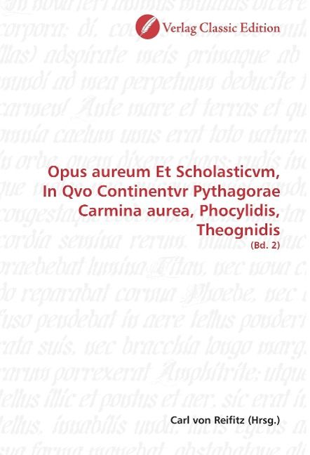 Produktbild: Opus aureum Et Scholasticvm, In Qvo Continentvr Pythagorae C