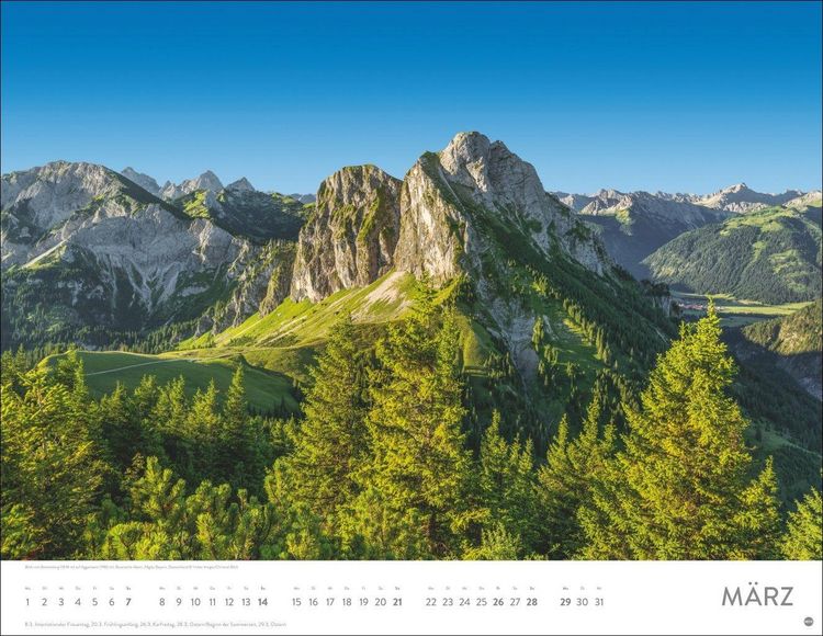 Produktbild: Faszination Alpen Posterkalender 2027