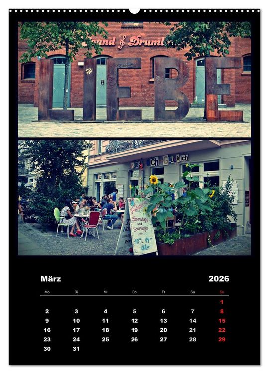 Produktbild: BERLIN / vertikal (Wandkalender 2026 DIN A2 hoch), CALVENDO Monatskalender