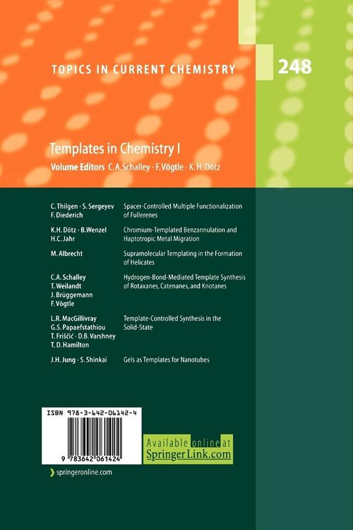 Produktbild: Templates in Chemistry I