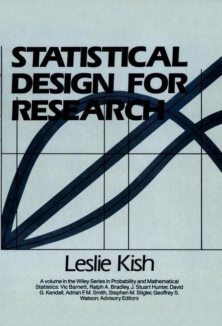 Produktbild: Statistical Design for Research