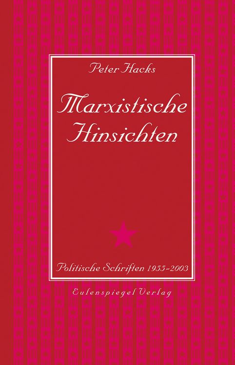 Produktbild: Marxistische Hinsichten