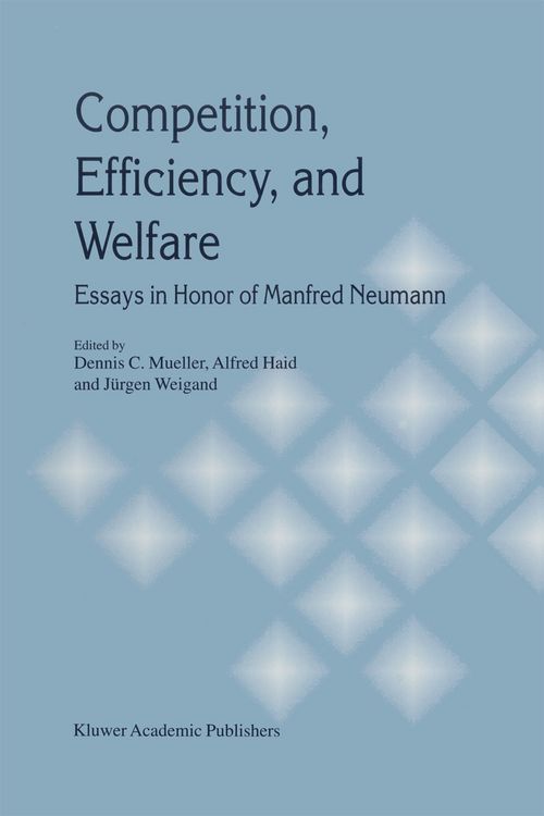 Produktbild: Competition, Efficiency, and Welfare