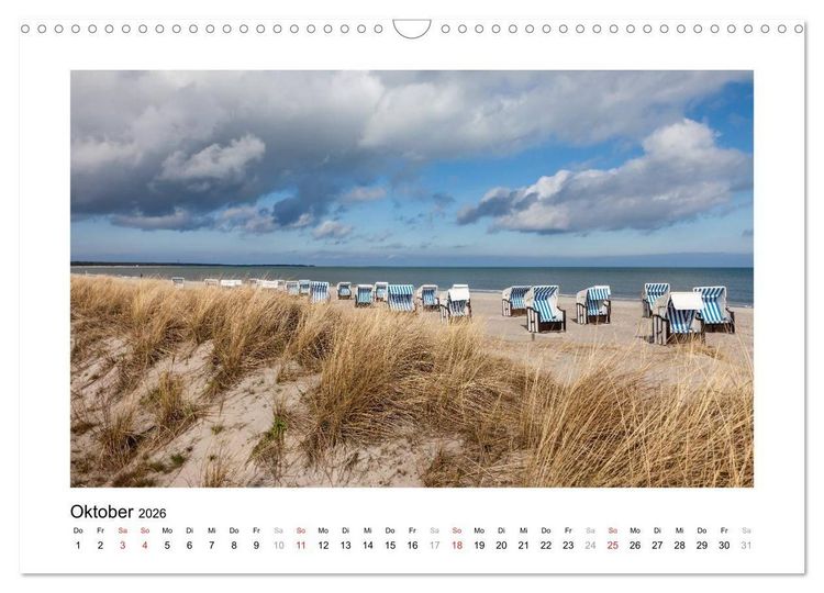 Produktbild: Ostsee - Spaziergang am Meer (Wandkalender 2026 DIN A3 quer), CALVENDO Monatskalender