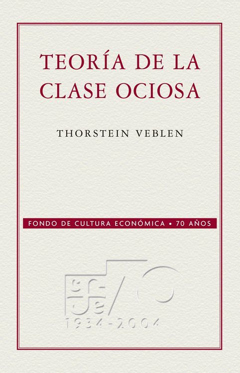 Produktbild: Teor&iacute;a de la clase ociosa