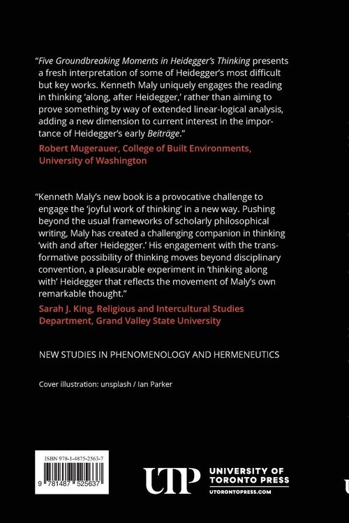 Produktbild: Five Groundbreaking Moments in Heidegger's Thinking