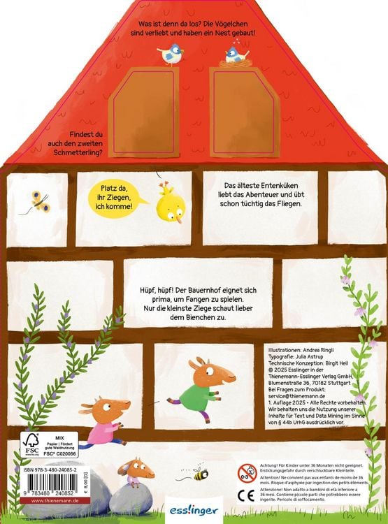 Produktbild: Buch & Spielhaus zum Aufstellen: Mein Bauernhof