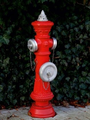 Produktbild: CALVENDO Puzzle Roter Hydrant | 1000 Teile Lege-Gr&ouml;&szlig;e 64x48cm Foto-Puzzle f&uuml;r gl&uuml;ckliche Stunden