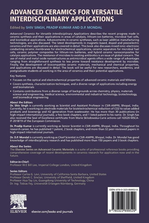 Produktbild: Advanced Ceramics for Versatile Interdisciplinary Applications