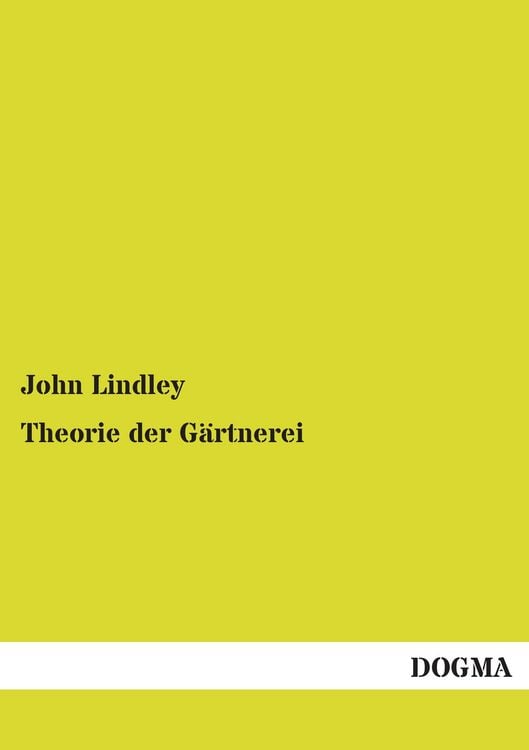 Produktbild: Theorie der G&auml;rtnerei