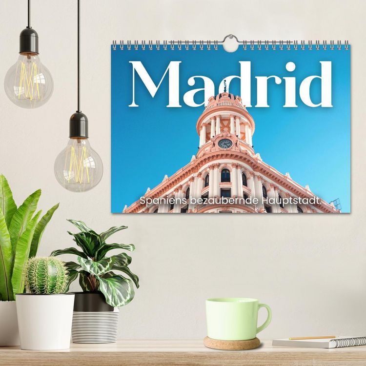 Produktbild: Madrid - Spaniens bezaubernde Hauptstadt. (Wandkalender 2026 DIN A4 quer), CALVENDO Monatskalender