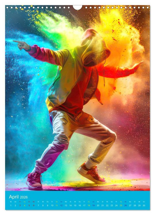 Produktbild: Hip-hop Begeisterung (Wandkalender 2026 DIN A3 hoch), CALVENDO Monatskalender
